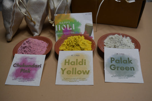 Organic Gulaal Colours for Holi | Pack of 3 | 300 gm