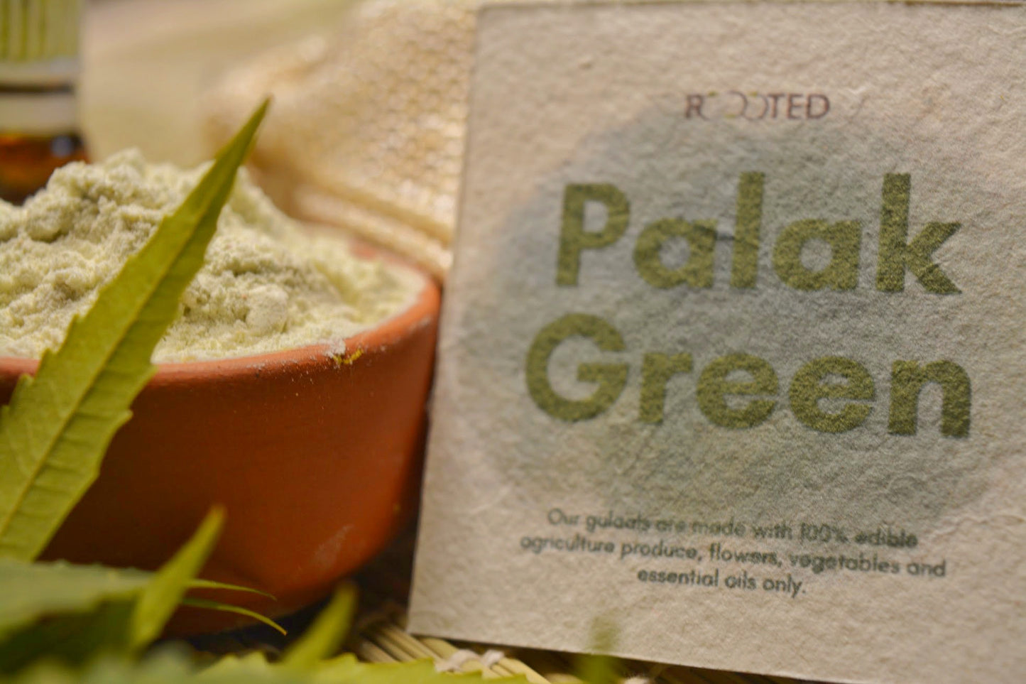 Organic Holi Colours - Paalak Hara Gulaal